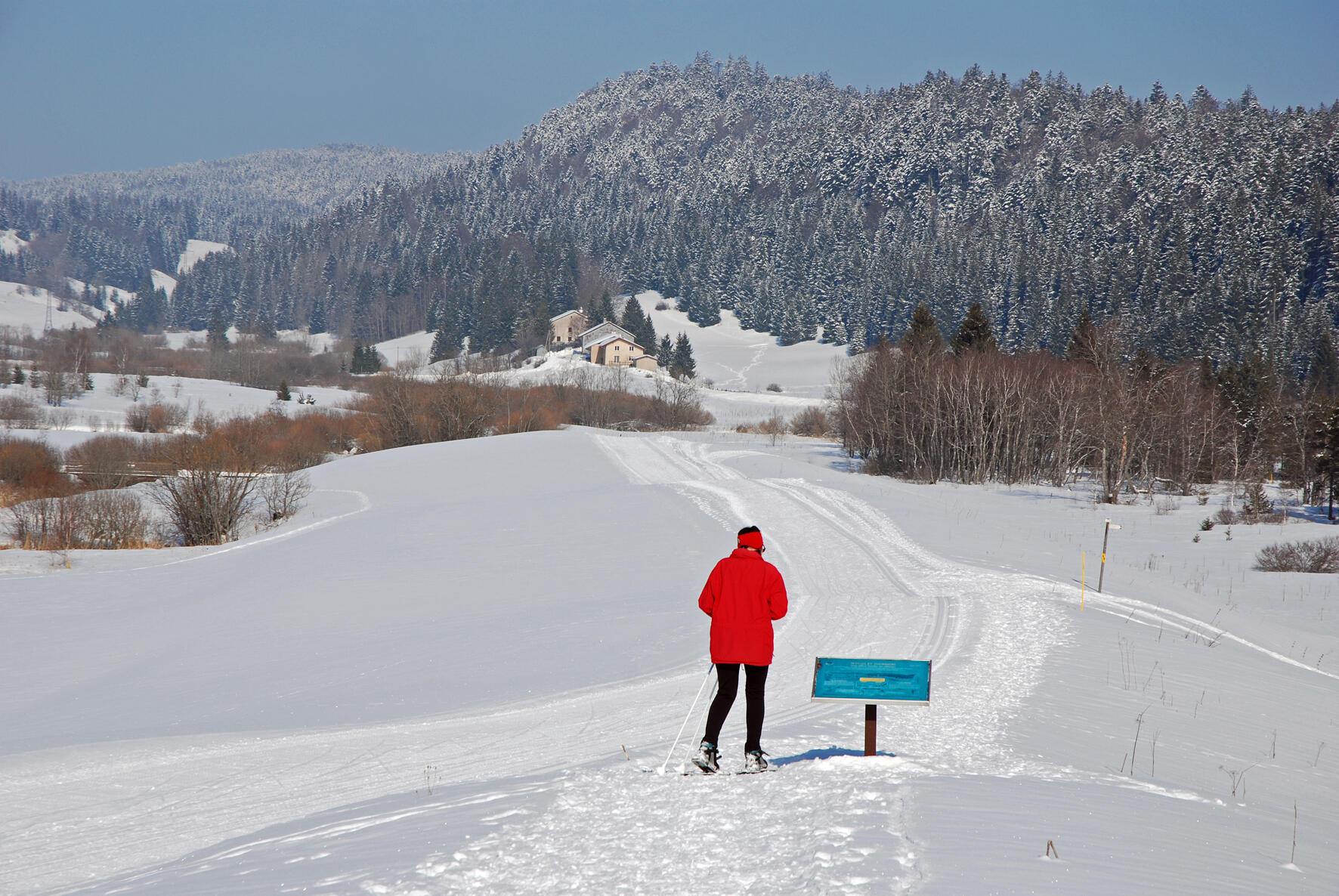 Le Lac des Rouges Truites en hiver  Ⓒ  B. Leroy