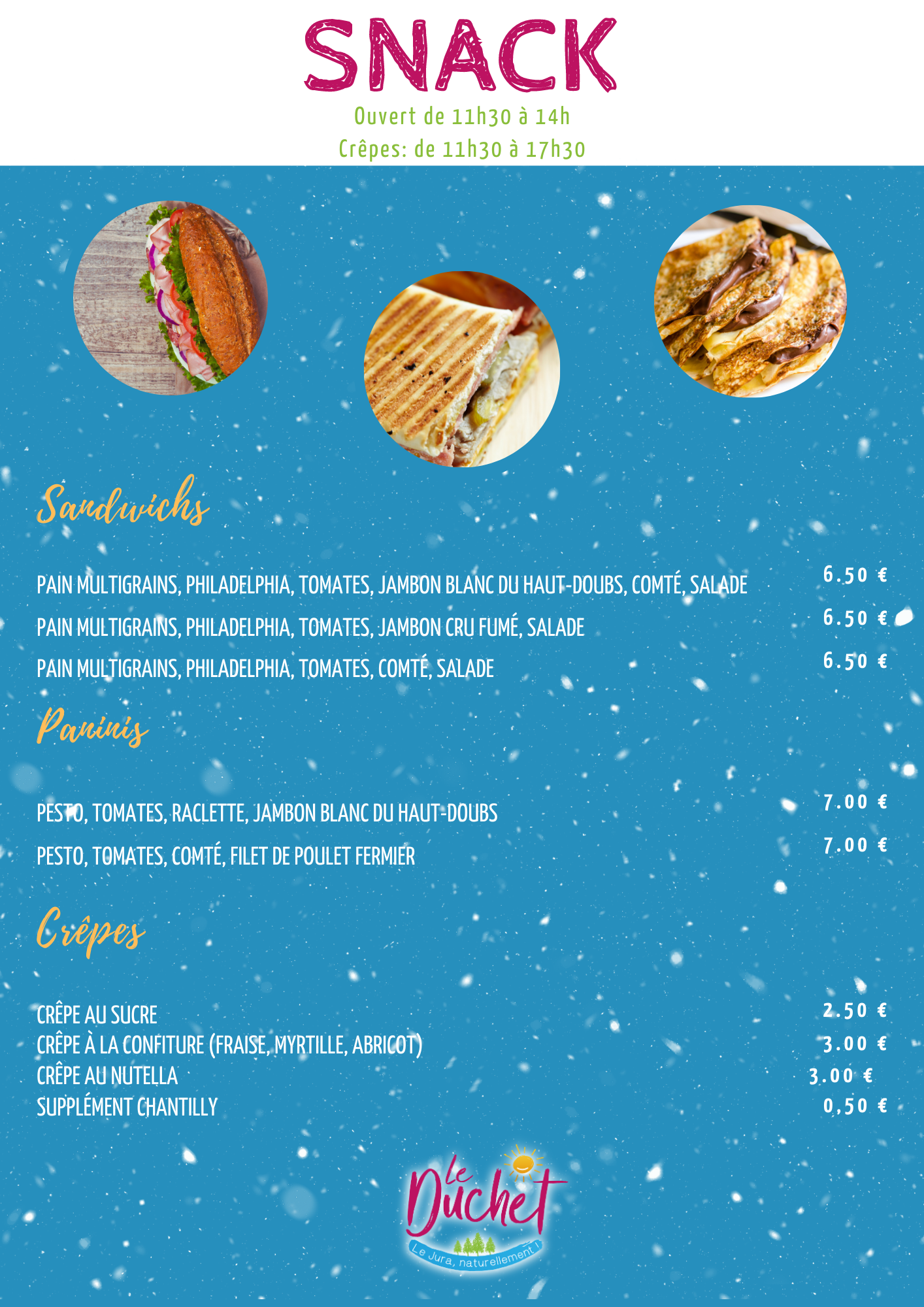 Snack hiver 2024 - 1  Ⓒ  Le Duchet
