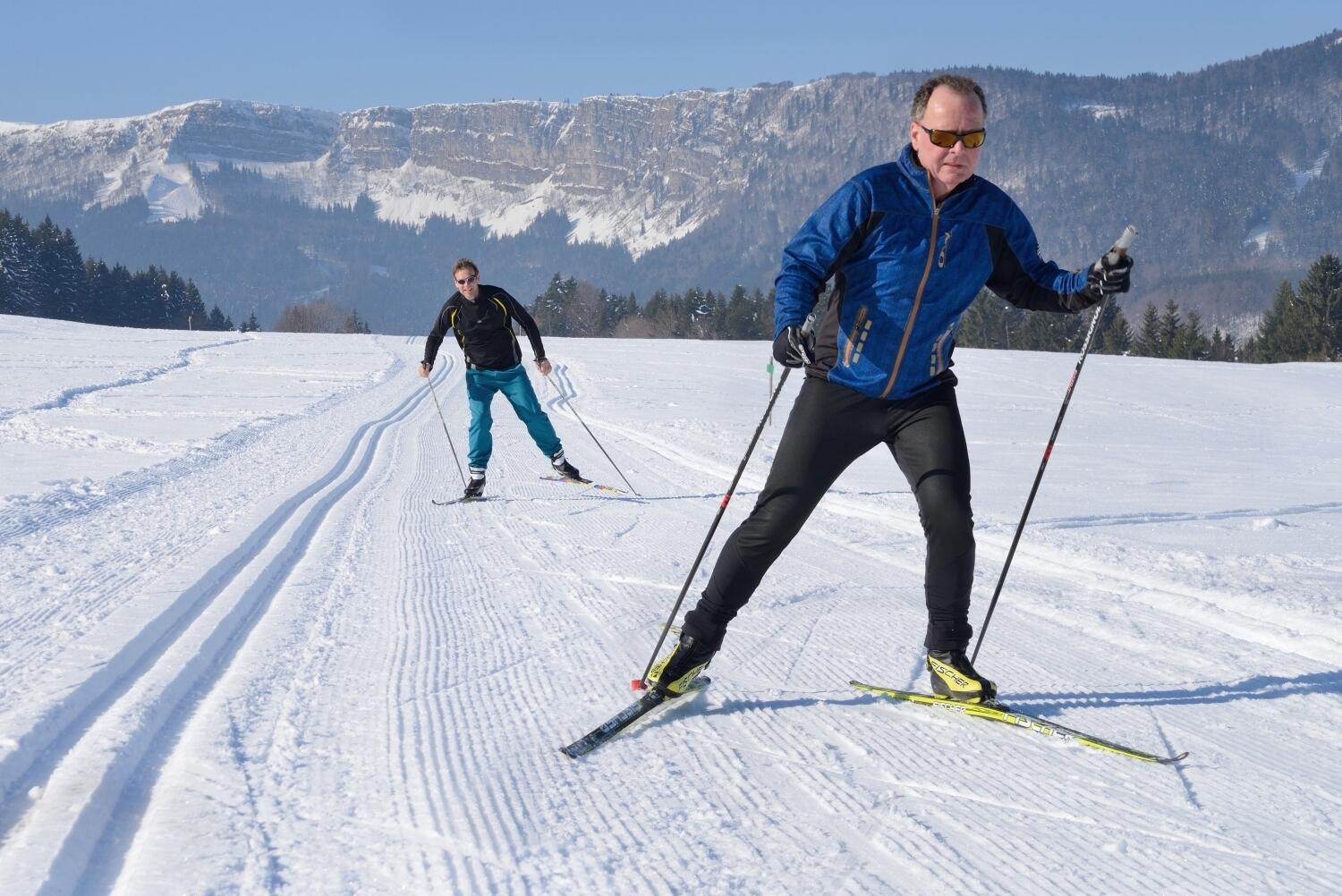 Ski de fond Entre les Fourgs  Ⓒ  Esther MARIACHER