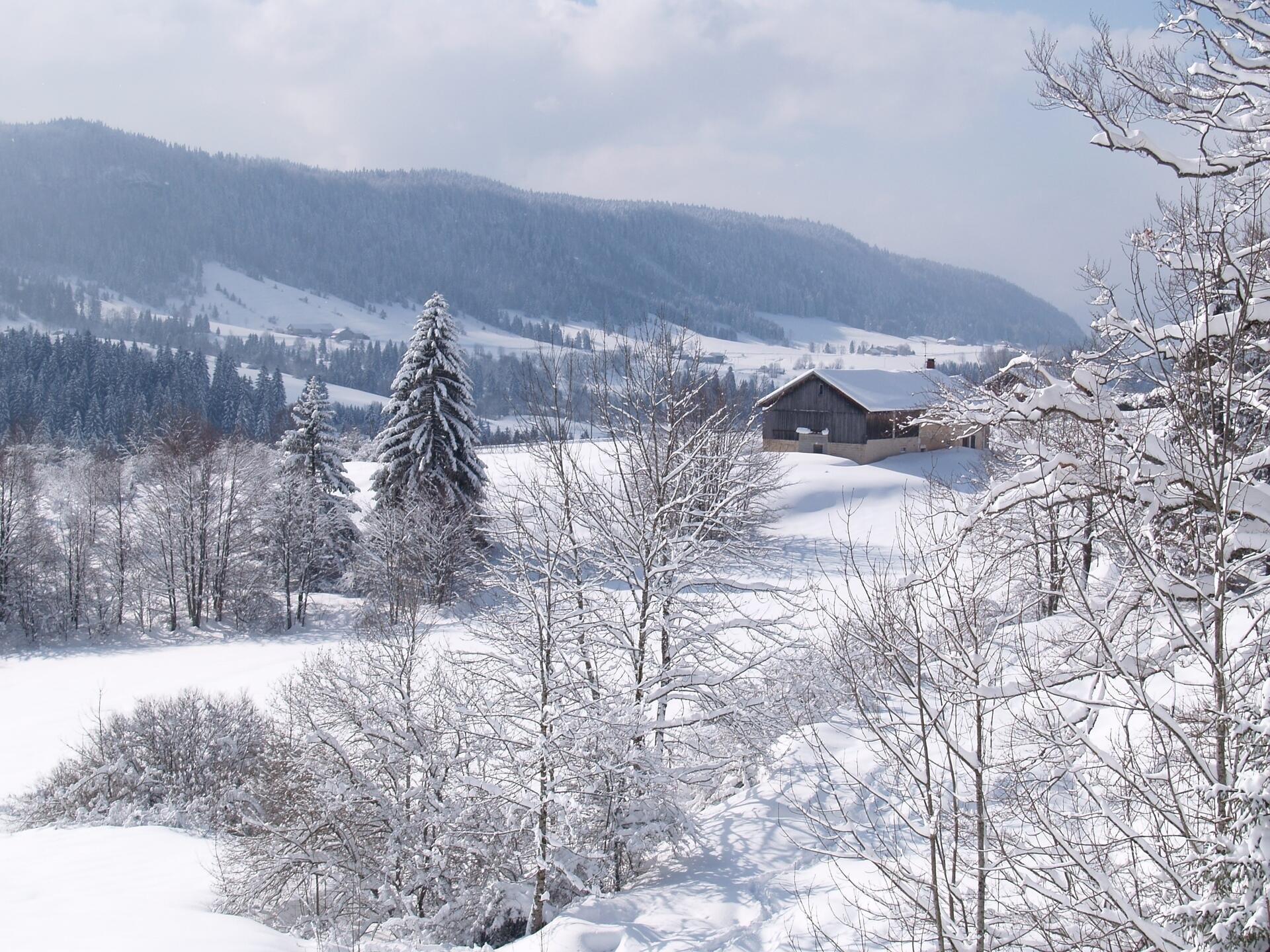 Bellefontaine sous la neige  Ⓒ  Nicolas FOURNIER
