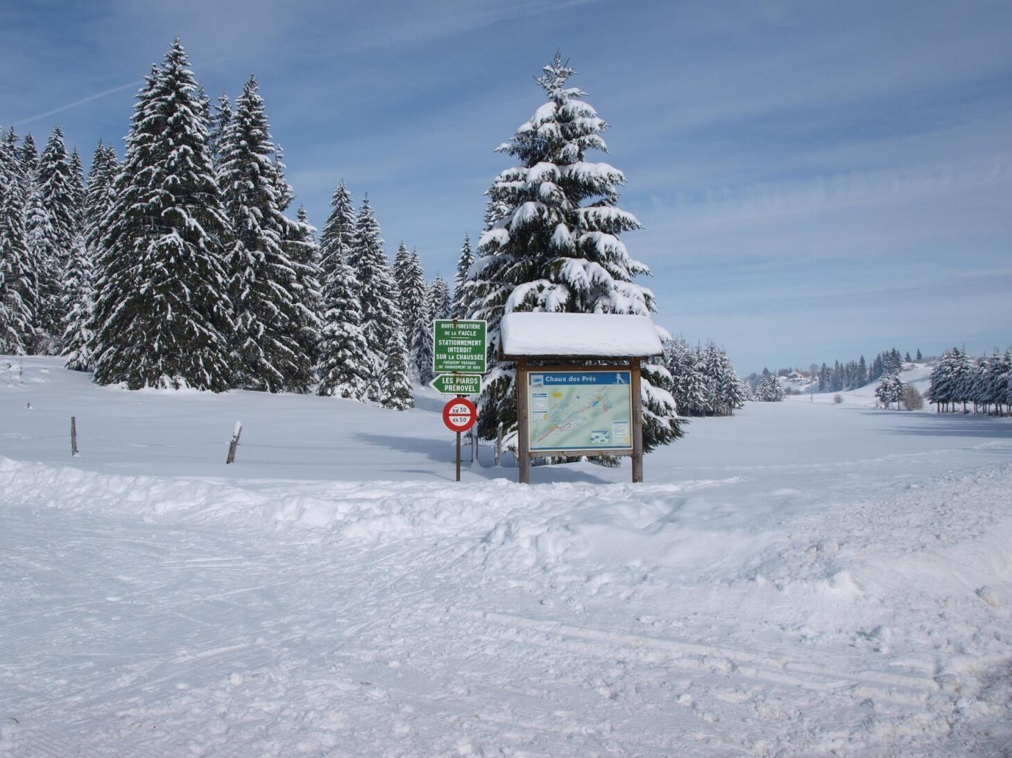 Chaux des Prés dans les Montagnes du Jura  Ⓒ  ENJ