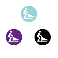 Picto chien de traineau Snowmap Picto chien de traineau Snowmap