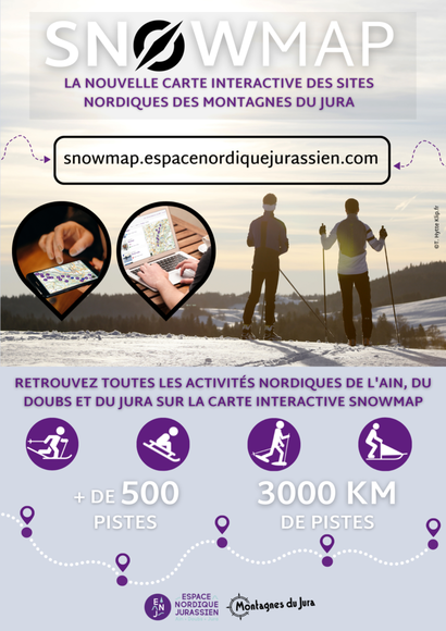 Affiche Snowmap Affiche Snowmap