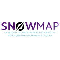 Snowmap logo violet bleu Snowmap logo violet bleu